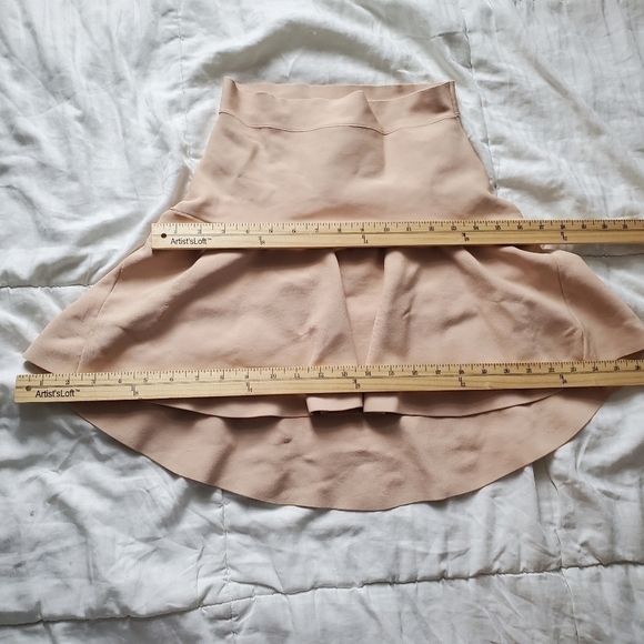 BCBG MaxAzaria Peplum Hi-Lo Mini Skirt - Picture 7 of 9